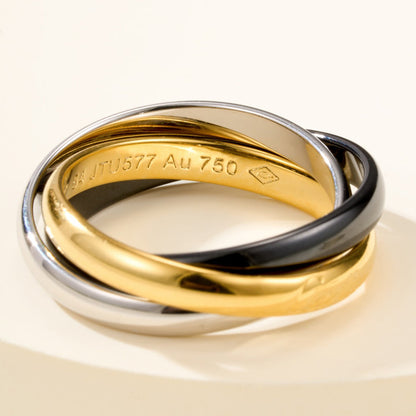 [Camiery] TRINITY 3.2MM RING BLACK CERAMIC