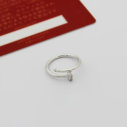 [Camiery] JUSTE 1.8MM HALF DIAMOND RING
