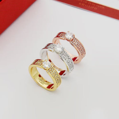 [Camiery] LOVE RING 3.6MM 1 BIG DIAMOND FULL DIAMOND