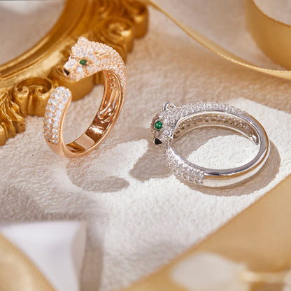 [Camiery] PANTHERE FULL DIAMOND SMALL RING