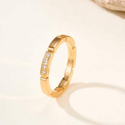 [Camiery] MAILLON PANTHERE 4 DIAMOND RING