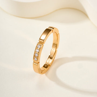 [Camiery] MAILLON PANTHERE 4 DIAMOND RING