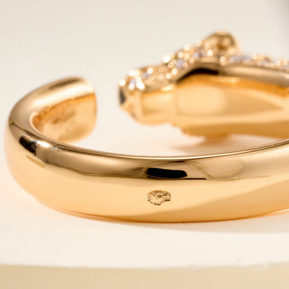 [Camiery] PANTHERE HALF DIAMOND SMALL RING