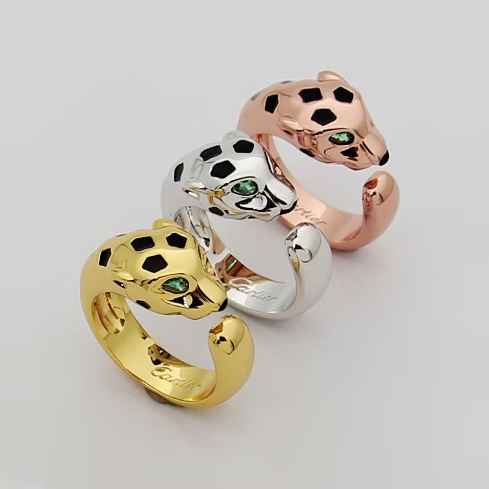 [Camiery] PANTHERE SPOTTED MEDIUM RING