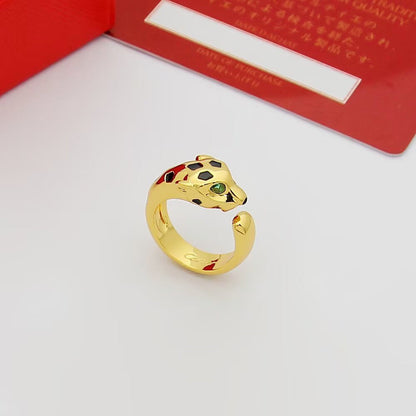 [Camiery] PANTHERE SPOTTED MEDIUM RING