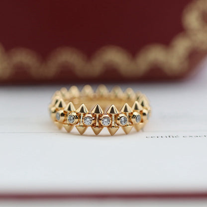 [Camiery] CLASH 6.8MM DIAMOND MEDIUM RING