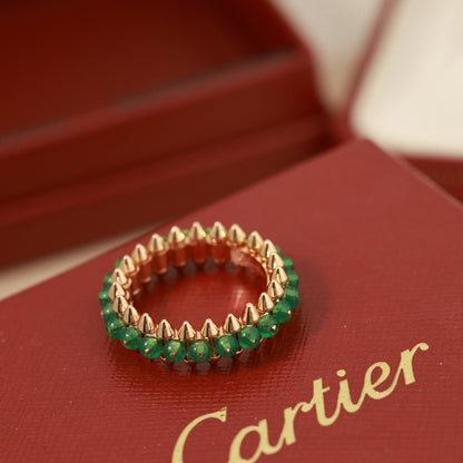 [Camiery] CLASH 7.9MM AGATE CHALCEDONY RING
