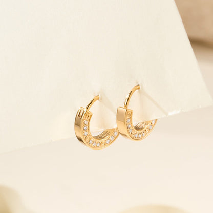 [Camiery] LOVE DIAMOND EARRINGS