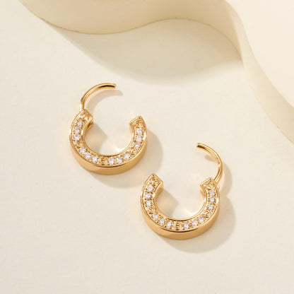 [Camiery] LOVE DIAMOND EARRINGS