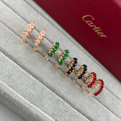 [Camiery] CLASH 7.9MM AGATE CHALCEDONY EARRINGS