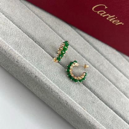 [Camiery] CLASH 7.9MM AGATE CHALCEDONY EARRINGS