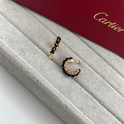[Camiery] CLASH 7.9MM AGATE CHALCEDONY EARRINGS