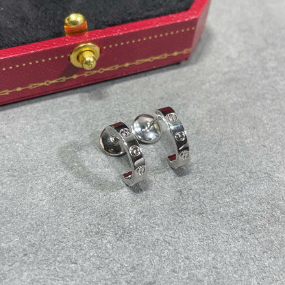 [Camiery] LOVE EARRINGS 2.65 MM NO DIAMOND SMALL