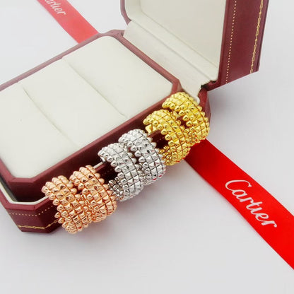 [Camiery] CLASH 9.2MM DOUBLE ROW EARRINGS