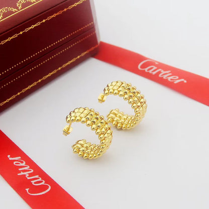 [Camiery] CLASH 9.2MM DOUBLE ROW EARRINGS