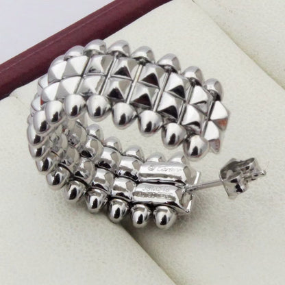[Camiery] CLASH 9.2MM DOUBLE ROW EARRINGS