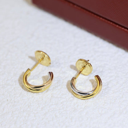 [Camiery] TRINITY ON DIAMOND MINI EARRINGS