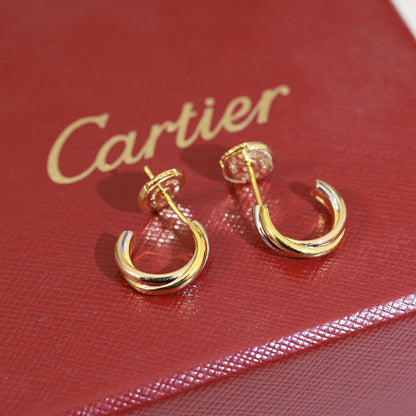[Camiery] TRINITY ON DIAMOND MINI EARRINGS