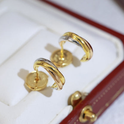 [Camiery] TRINITY ON DIAMOND MINI EARRINGS