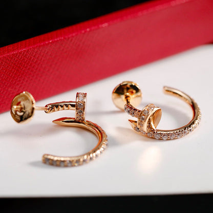 [Camiery] JUSTE FULL DIAMOND SMALL EARRINGS