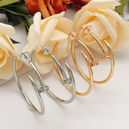 [Camiery] JUSTE NO DIAMOND LARGE EARRINGS