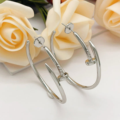 [Camiery] JUSTE NO DIAMOND LARGE EARRINGS