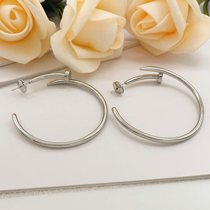[Camiery] JUSTE NO DIAMOND LARGE EARRINGS