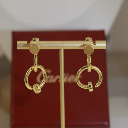 [Camiery] JUSTE NO DIAMOND DOUBLE EARRINGS