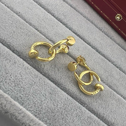 [Camiery] JUSTE NO DIAMOND DOUBLE EARRINGS