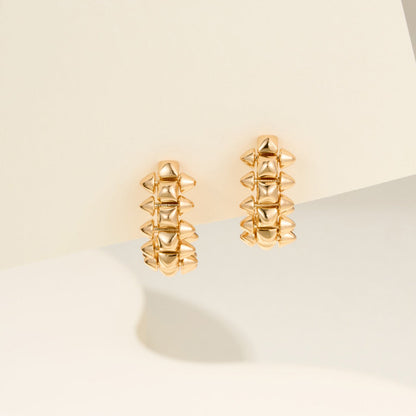 [Camiery] CLASH MINI HOOP EARRINGS