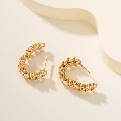 [Camiery] CLASH MINI HOOP EARRINGS