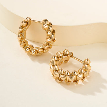 [Camiery] CLASH MINI HOOP EARRINGS