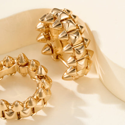 [Camiery] CLASH MINI HOOP EARRINGS