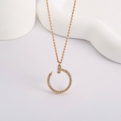 [Camiery] JUSTE NECKLACE FULL DIAMOND
