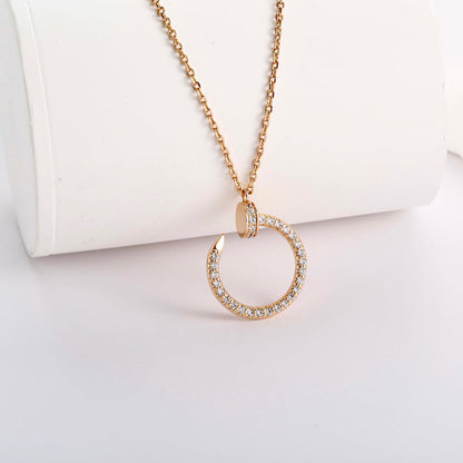 [Camiery] JUSTE NECKLACE FULL DIAMOND