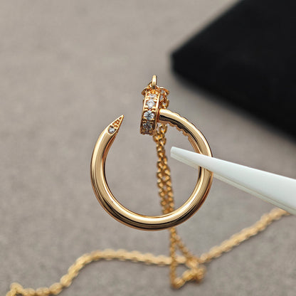 [Camiery] JUSTE NECKLACE HALF DIAMOND