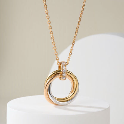 [Camiery] TRINITY MEDIUM  DIAMONDS NECKLACE