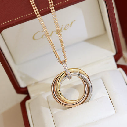 [Camiery] TRINITY MEDIUM  DIAMONDS NECKLACE