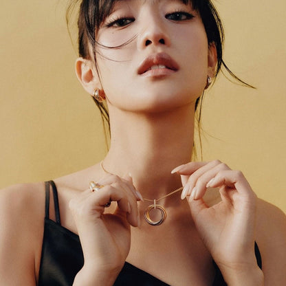 [Camiery] TRINITY MEDIUM  DIAMONDS NECKLACE
