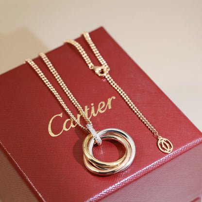 [Camiery] TRINITY MEDIUM  DIAMONDS NECKLACE