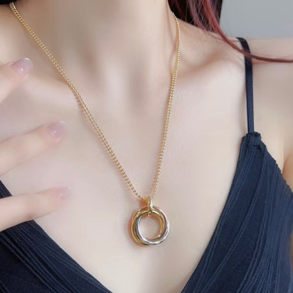 [Camiery] TRINITY LARGE NECKLACE