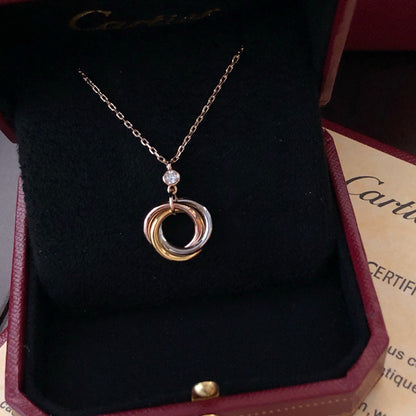 [Camiery] TRINITY  NECKLACE 1 DIAMOND