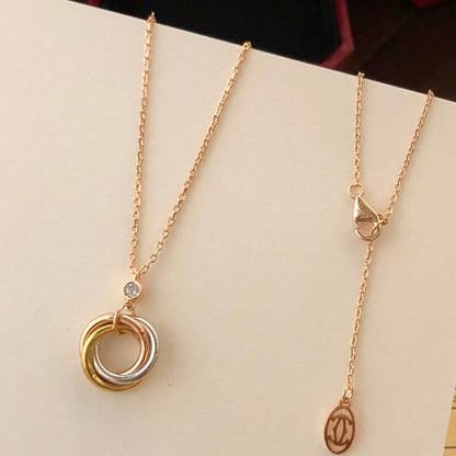 [Camiery] TRINITY  NECKLACE 1 DIAMOND
