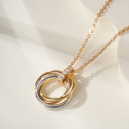 [Camiery] TRINITY MEDIUM  DIAMONDS NECKLACE
