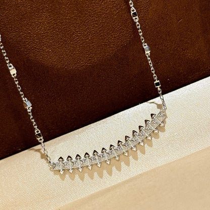 [Camiery] CLASH  SMALL FULL DIAMOND NECKLACE
