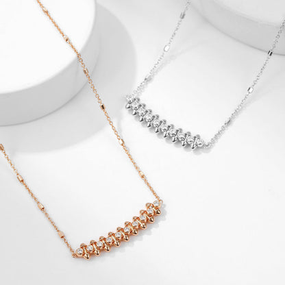 [Camiery] CLASH  MEDIUM DIAMOND NECKLACE
