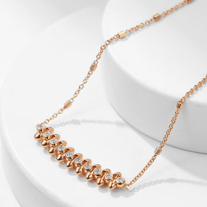 [Camiery] CLASH  MEDIUM DIAMOND NECKLACE