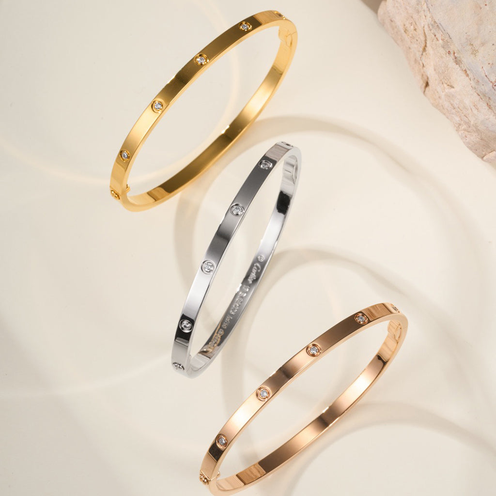 [Camiery] LOVE BRACELET 3.65MM 10 DIAMONDS