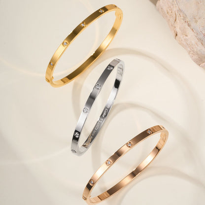 [Camiery] LOVE BRACELET 3.65MM 10 DIAMONDS