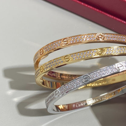 [Camiery] LOVE BRACELET 3.65MM DIAMOND-PAVED